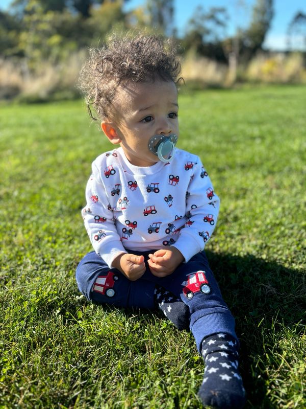 Tractor Jumper & Trousers Set