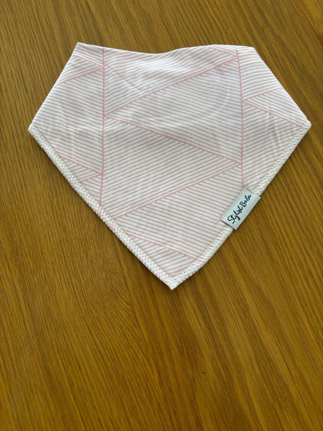 Light Pink Design Dribble Proof Baby Bib