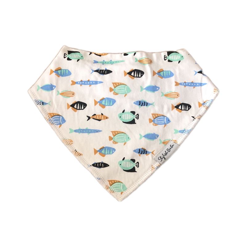 Joyful Fish Drool Proof Bandana Baby Bib