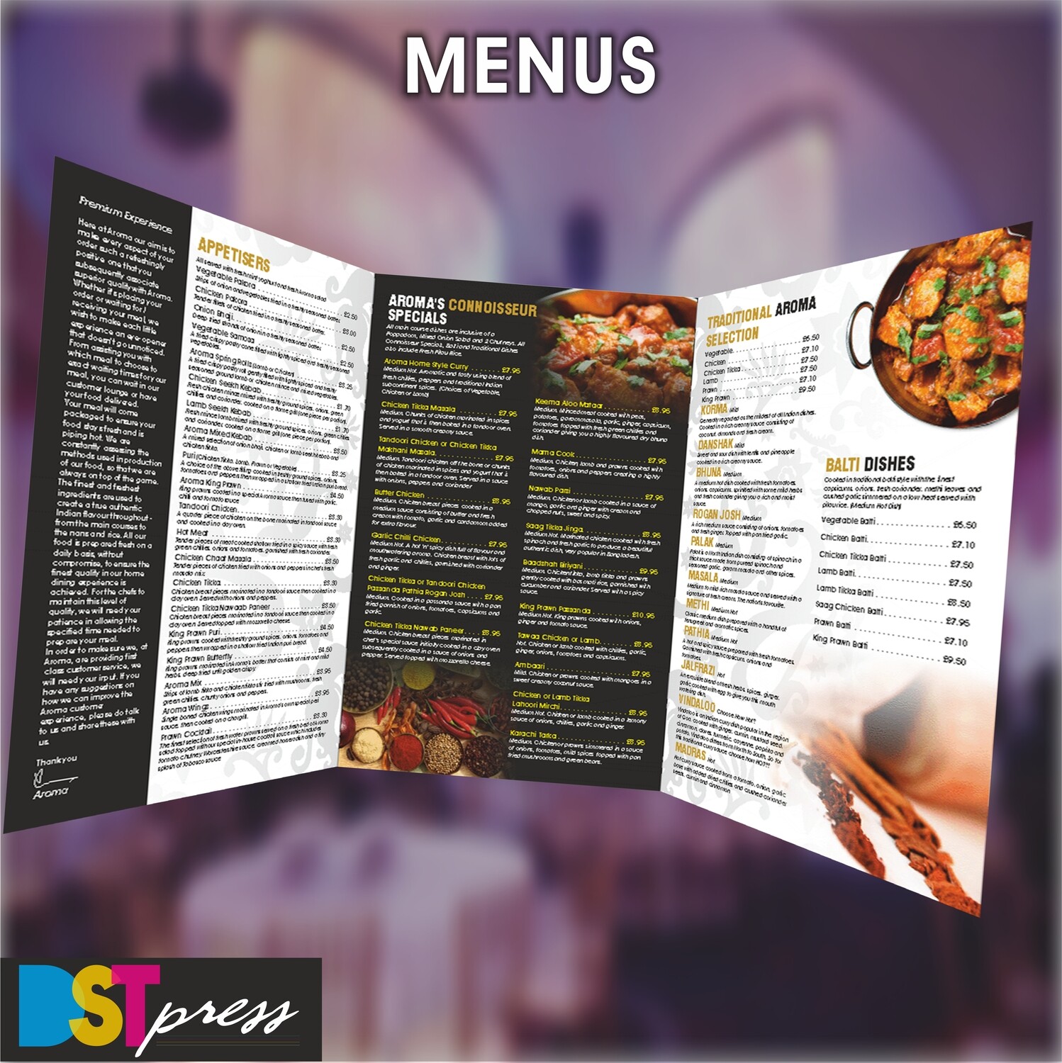 Takeaway Menus