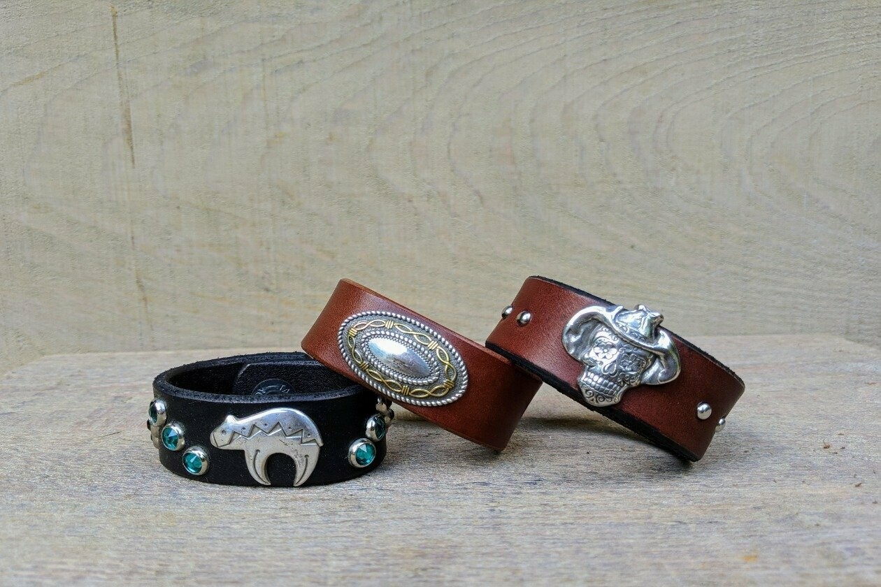 Concho Wrist Cuffs