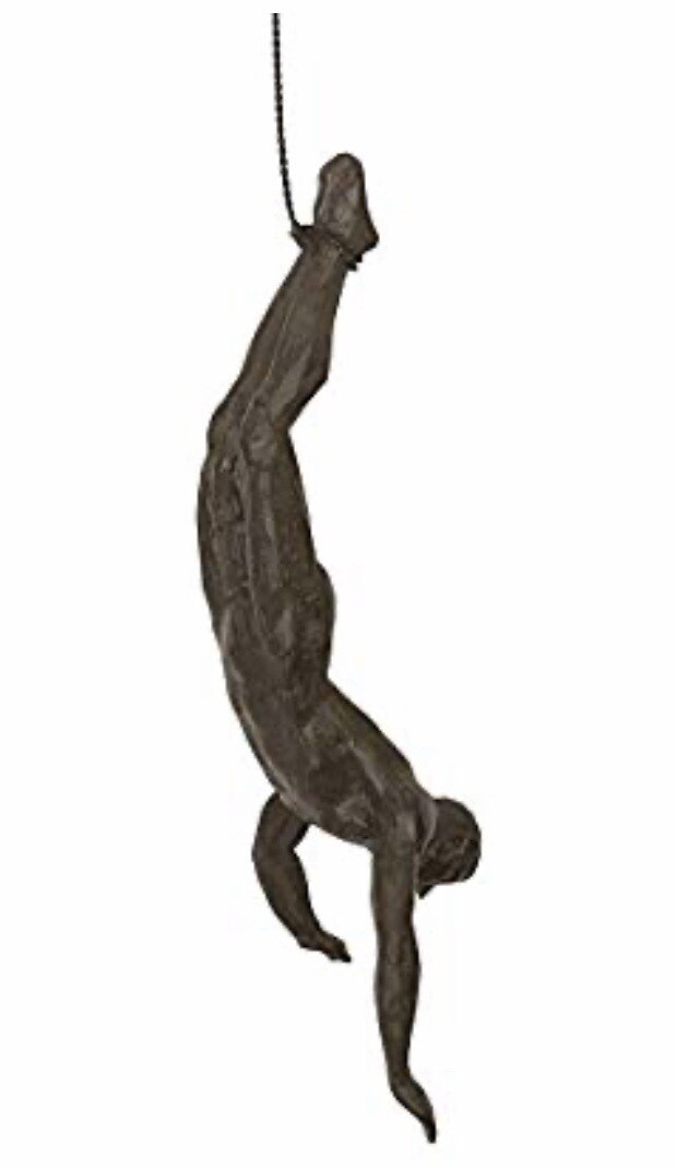 Diving Person Bronze