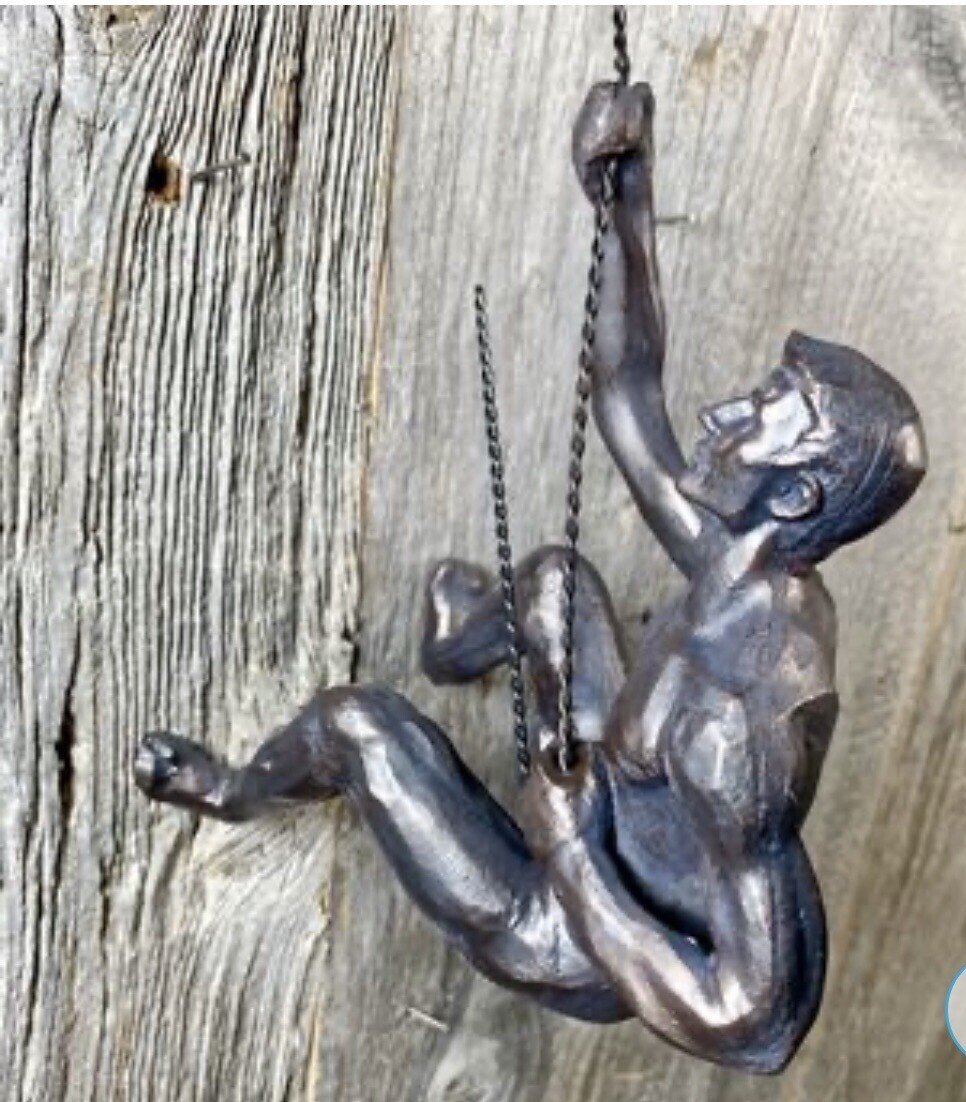 Abseiling Person ( Bronze)