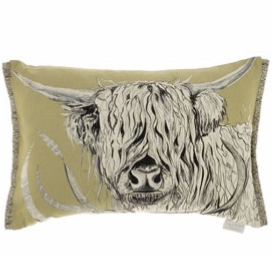 Voyage ( Highland Cow) Cushion