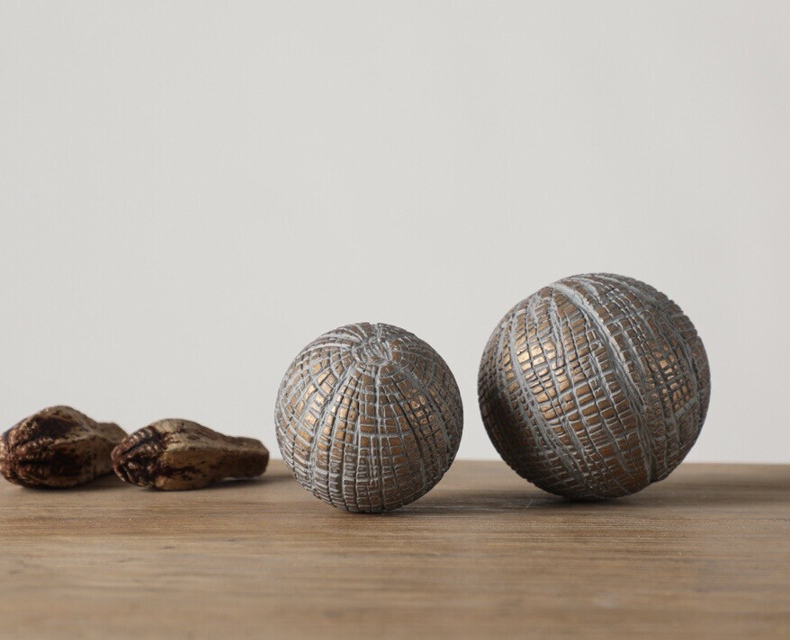 Gold Patterned Ball Large