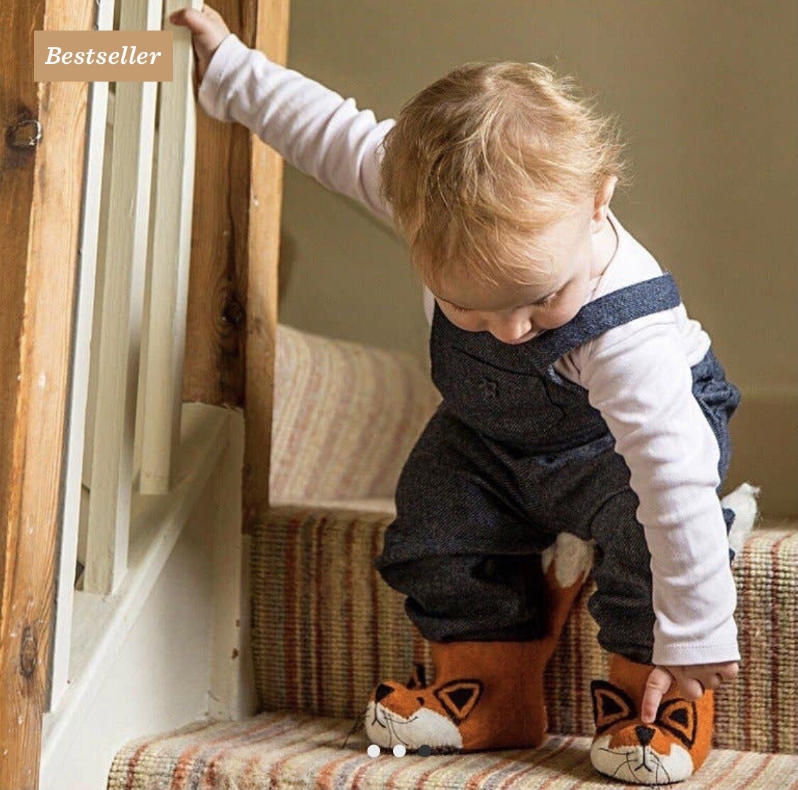 Finlay Fox Child’s Felt Slippers