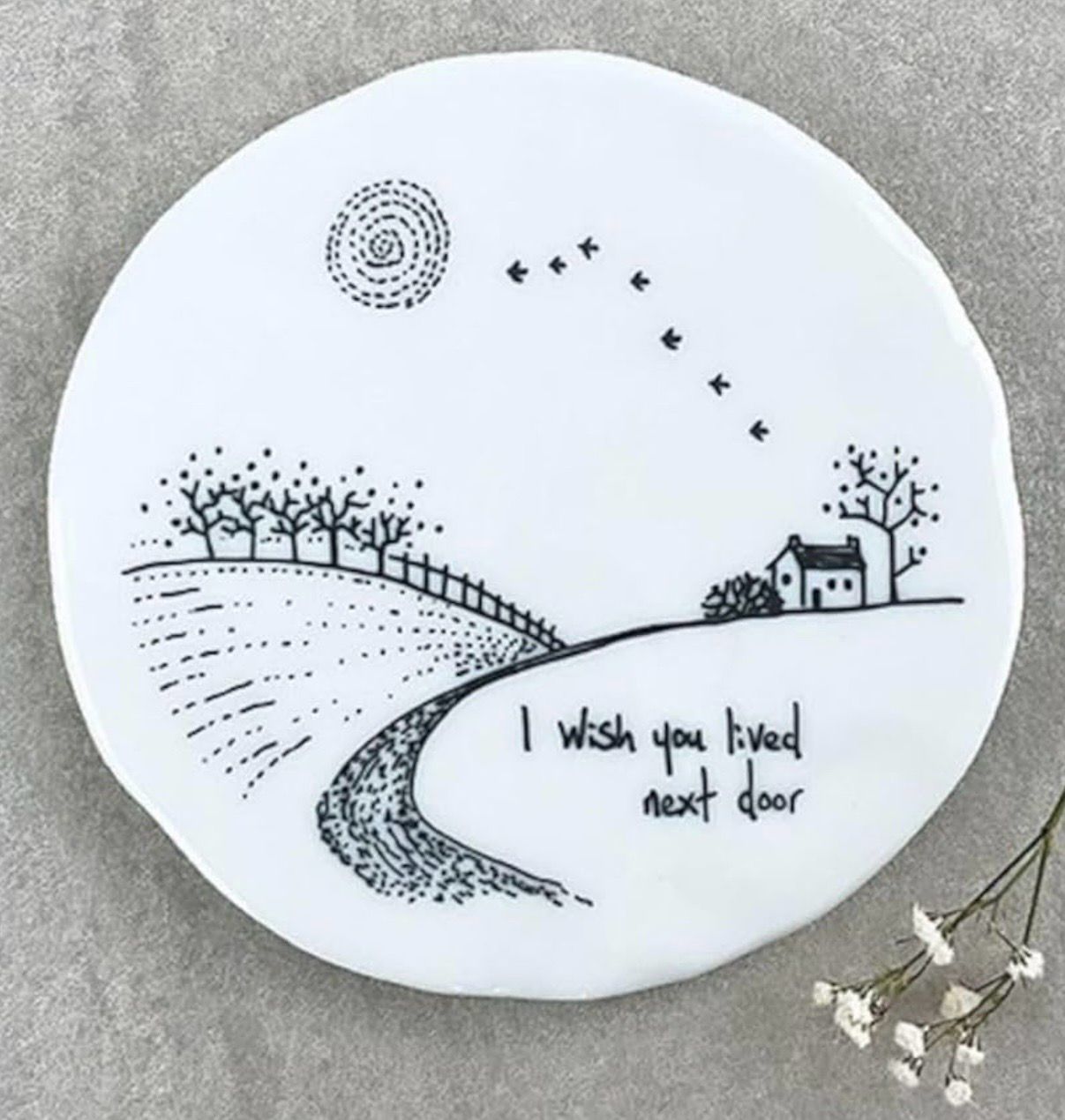 East Of India Ceramic Coaster