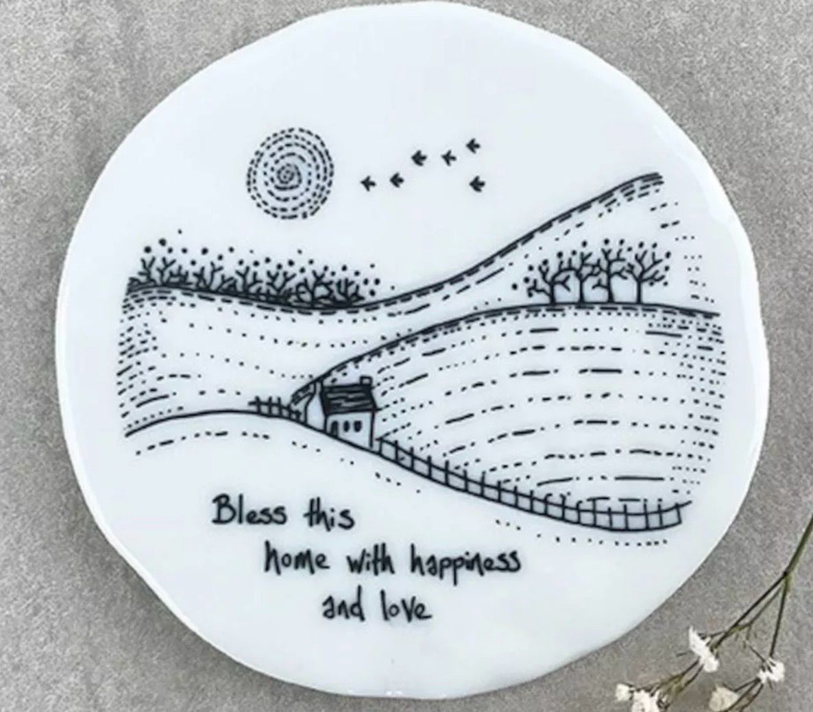East Of India Ceramic Coaster