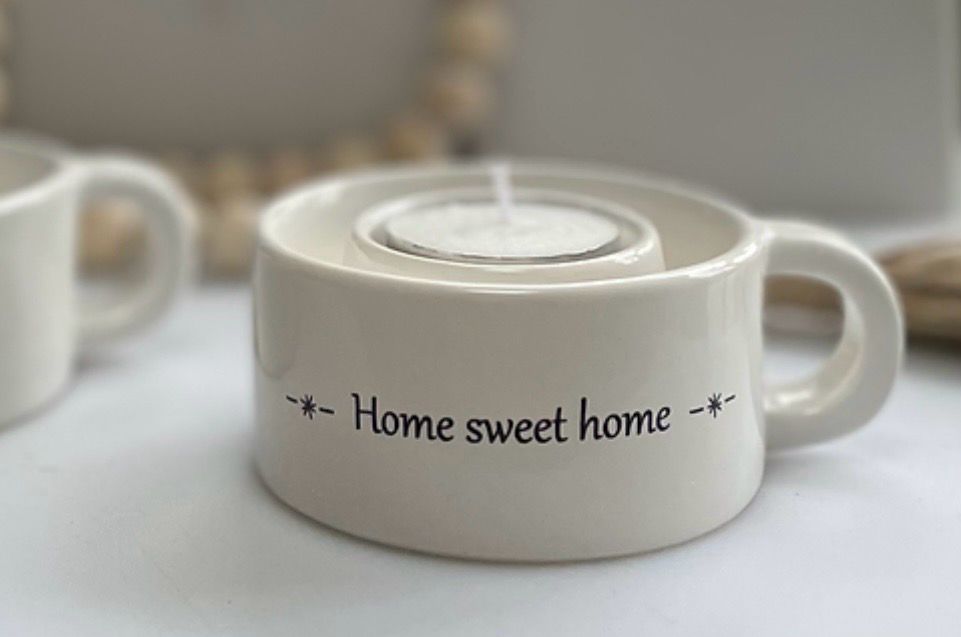 Dual Purpose Tea light/ Candle Holder Ceramics
