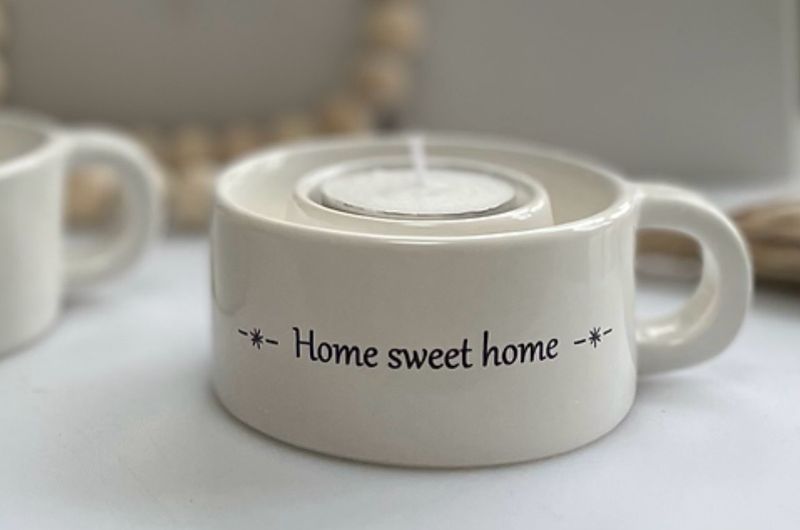 Dual Purpose Tea light/ Candle Holder Ceramics