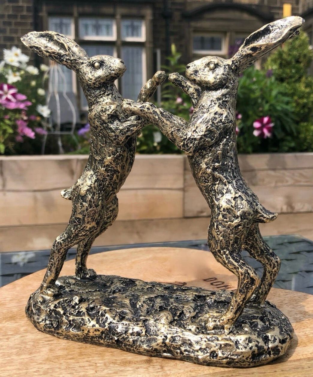Pair Of Fighting Hares