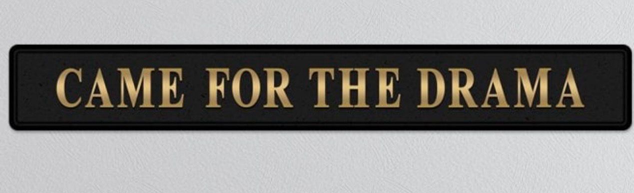 Vintage Retro Look 3D Sign