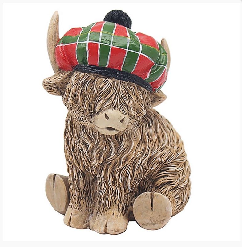 Boy Highland Cow Ornament