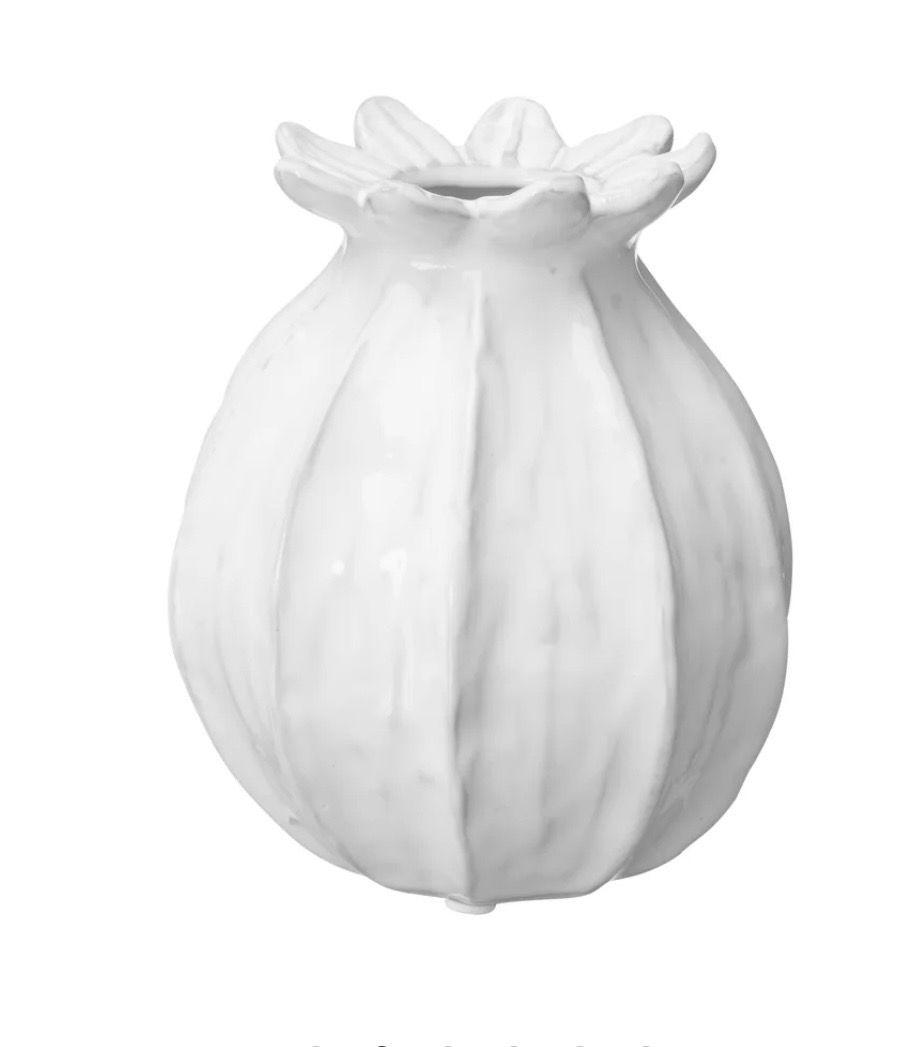 Wikholm Midi Vase Off White 11 X 15 Cm