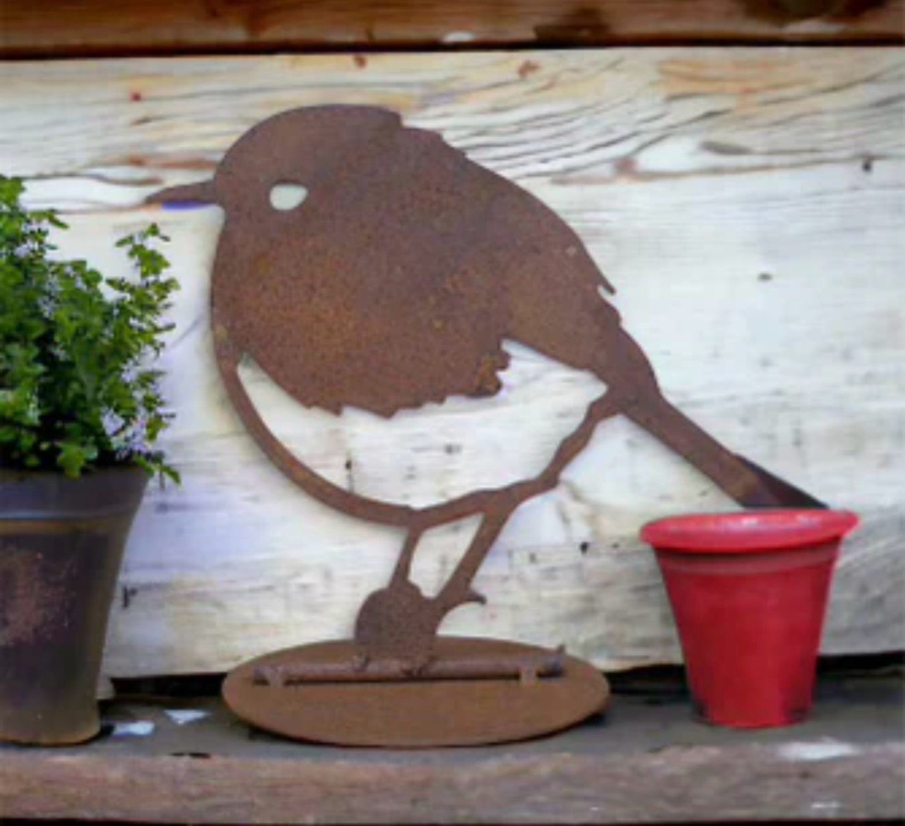 Rusty Metal Robin