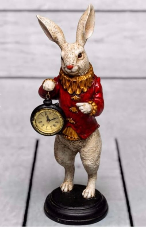 Alice In Wonderland Rabbit Working Clock