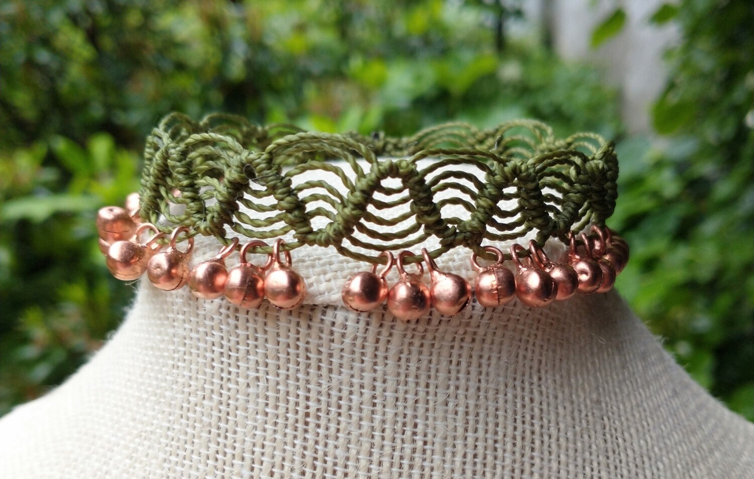 Anklet with copper bells