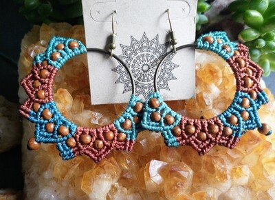  Lotus earrings