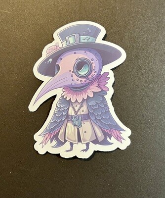 Kawaii Plague Doctor Sticker