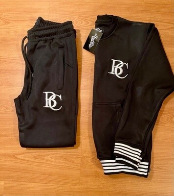BC Joggers Suit - Black/White
