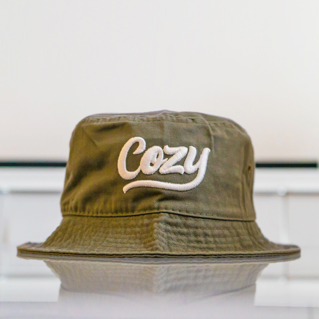 Cozy &quot;Army Green&quot; Bucket Cap