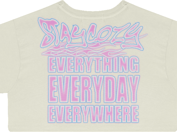 Cozy Cream Everything Crop Women’s Tee