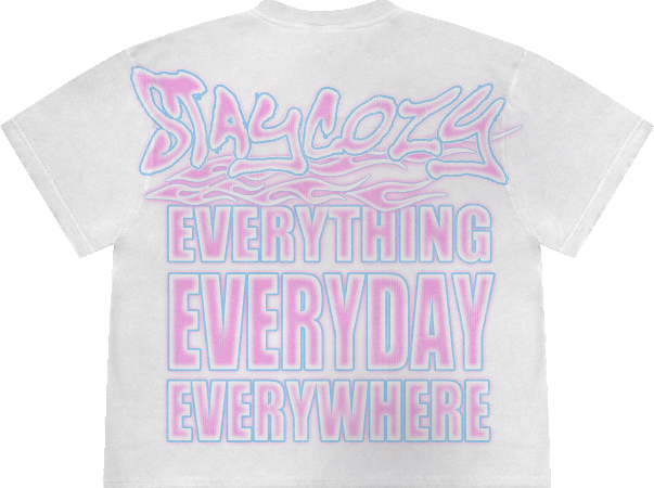 Cozy Everything White Tee Men
