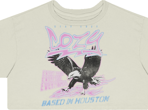Cozy Cream Everything Crop Women’s Tee