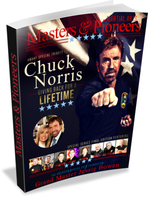 Memorial Day Chuck Norris special Get A Complimentary Copy of the 2nd Edition of the Chuck Norris Edition of the Martial Arts Masters & Pioneers Biography Book & MP4 Video