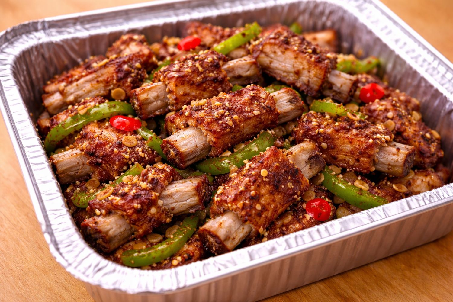 Salt &amp; Chilli Pepper Spare Ribs (Spicy - Dry)