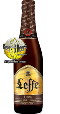 LEFFE BRUNE  - ABADIA BELGA - Beers & Beers