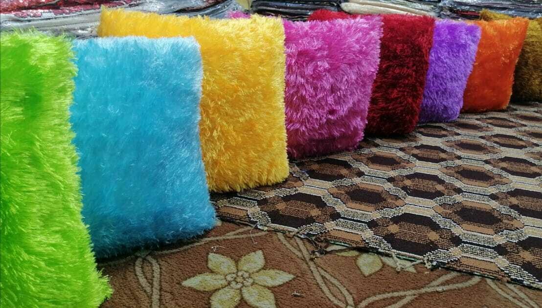 Fluffy soft fur cushion covers (without filling)