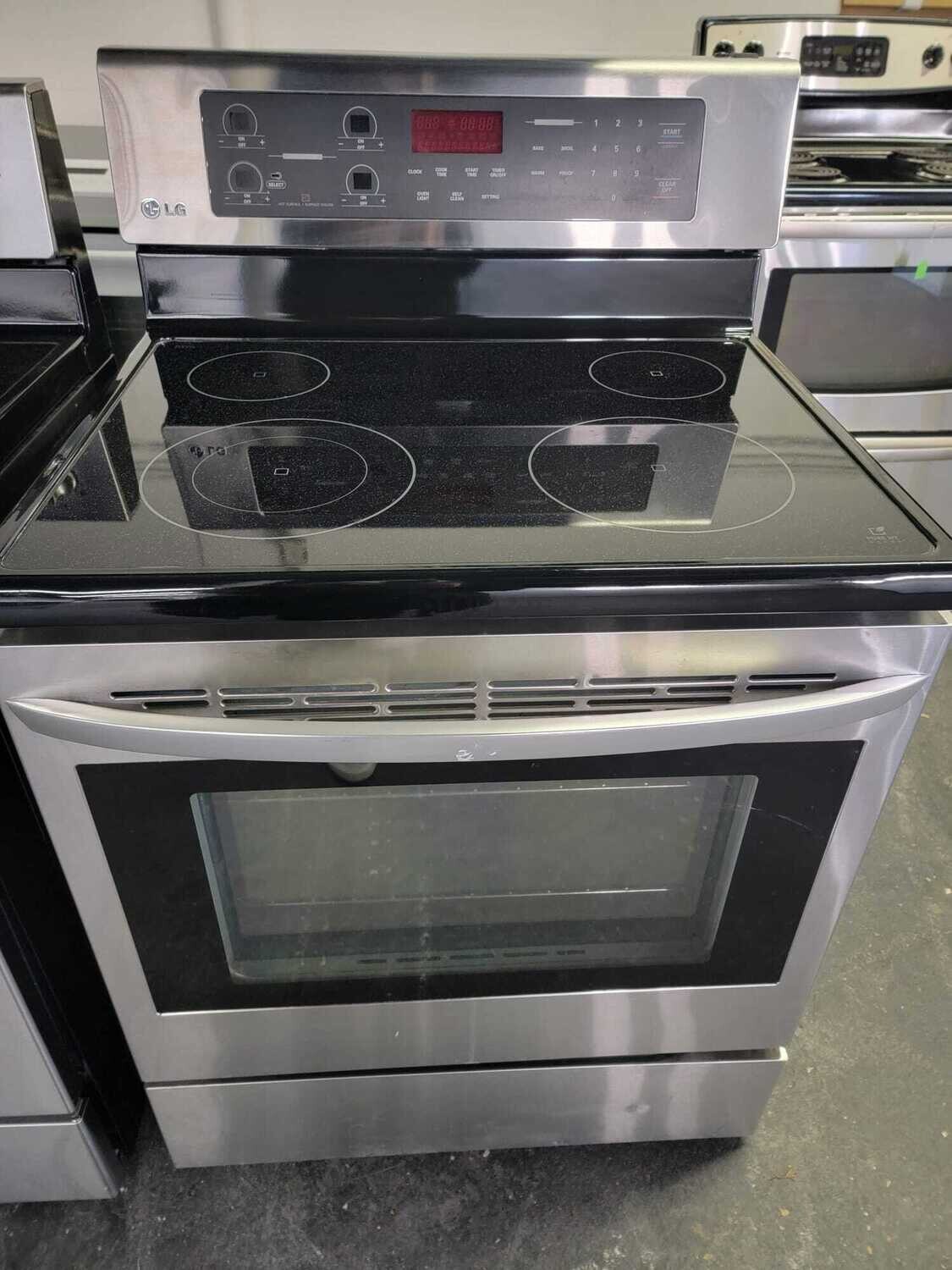 lg glass top oven