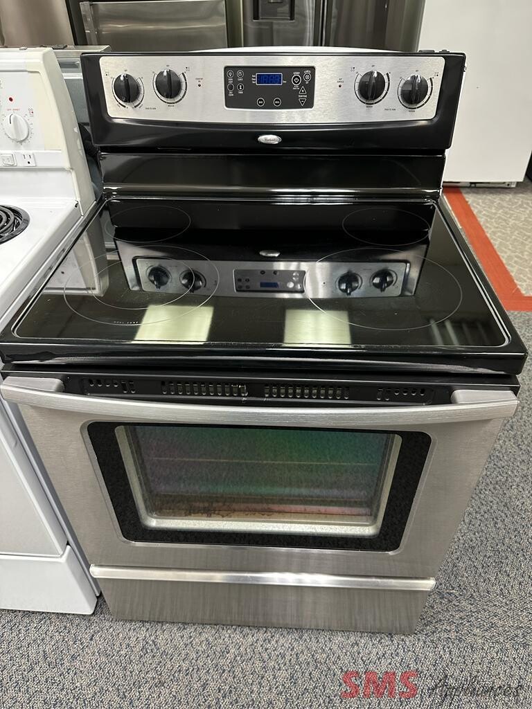 Whirlpool Glass Top Stove YWFE361LVS