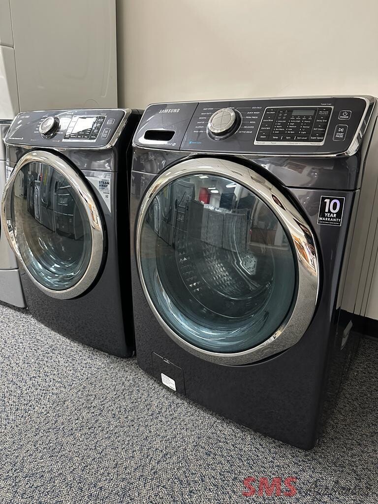 Samsung Front Load Washer & Dryer Set WF45H6300AG/DV42H5600E