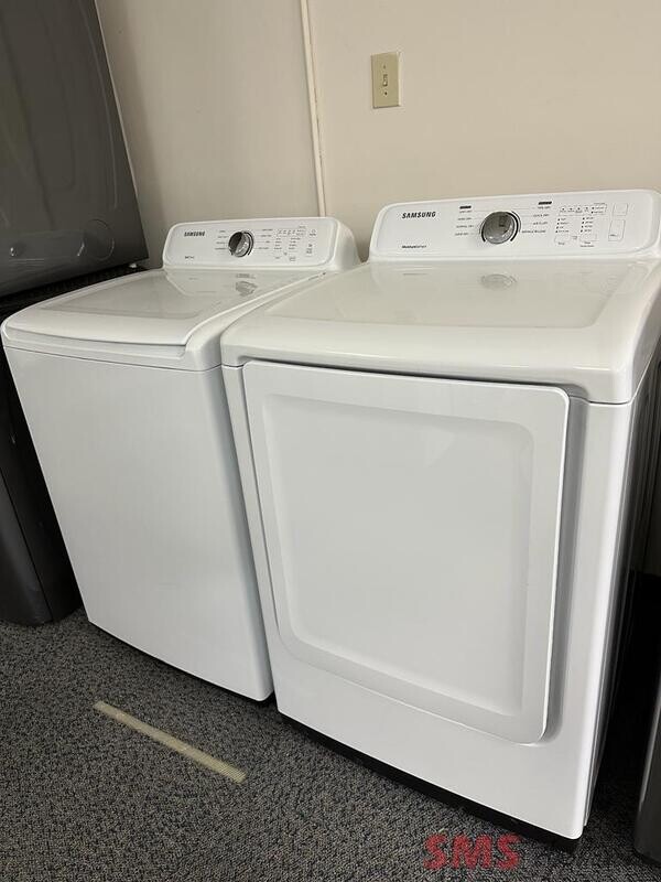 Samsung Washer & Dryer Set DVE45M3100W/WA40J3000AW Samsung Washer & Dryer Set DVE45M3100W/WA40J3000AW