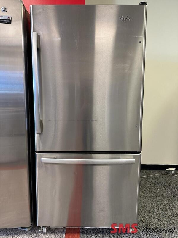 Whirlpool 33" Bottom mount Fridge GB2FHDXWS