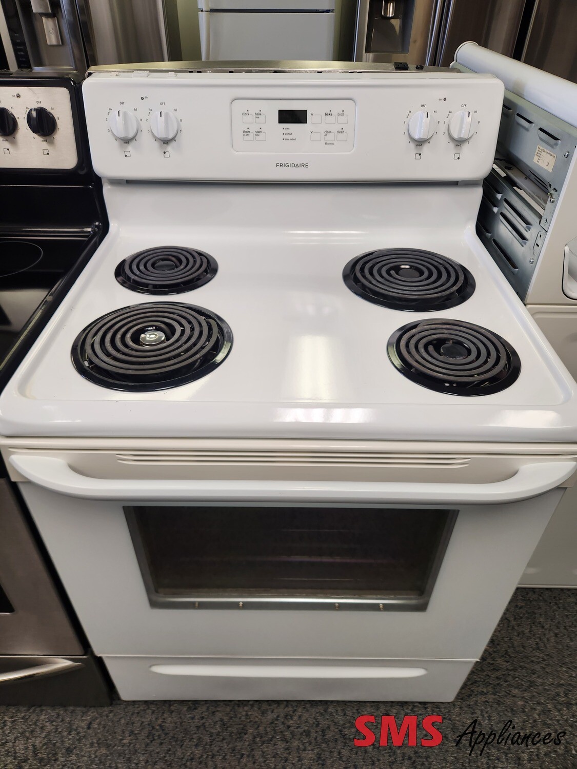 Frigidaire Coil Top Stove CFEF3016LWH