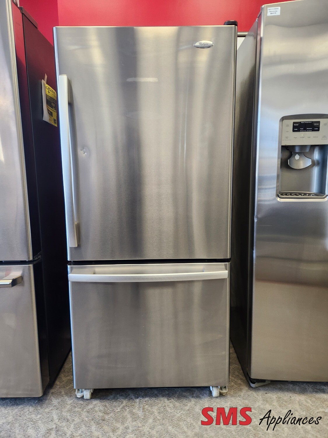 Whirlpool 30" Bottom Mount Fridge EB9FVHRWS
