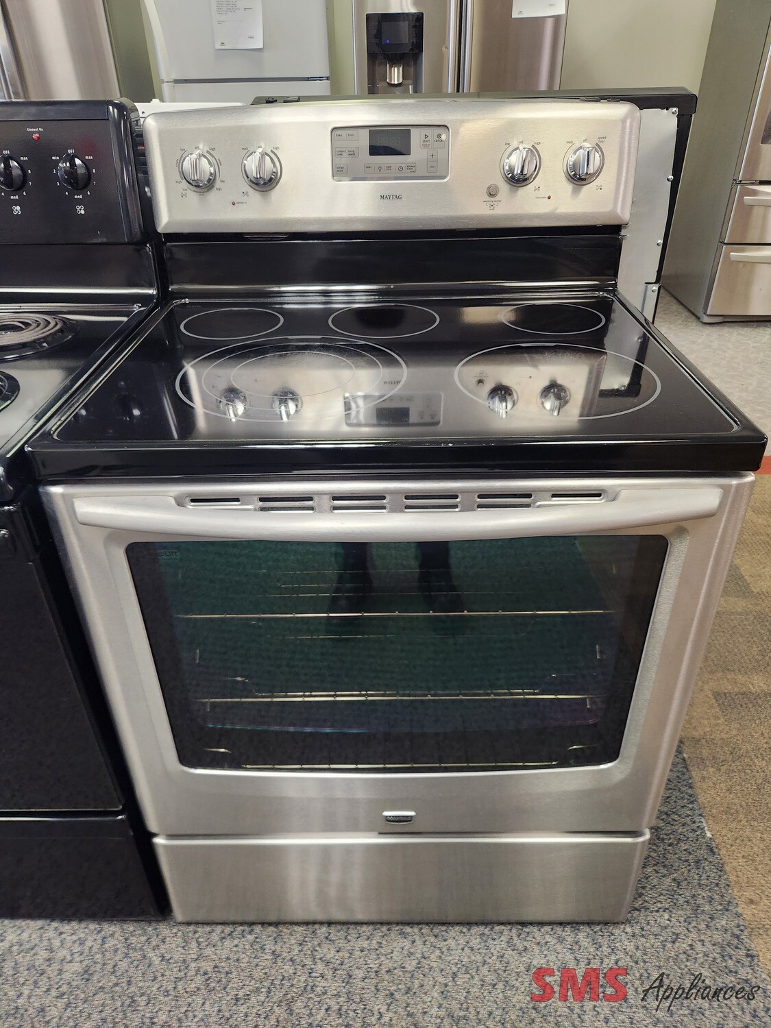 Maytag Glass Top Stove MER8775BS