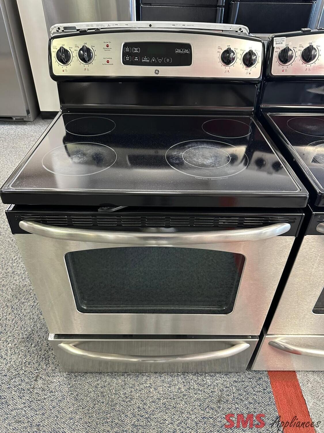 GE Glass Top Stove JCBP65SP1SS