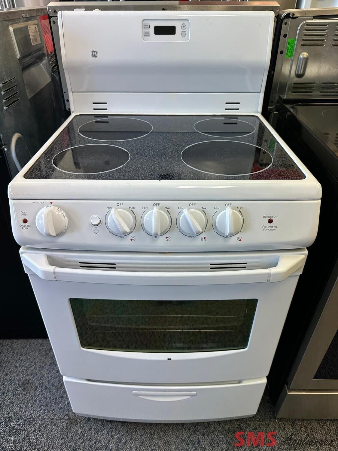 GE 24" Glass Top Stove JCAS745MSS