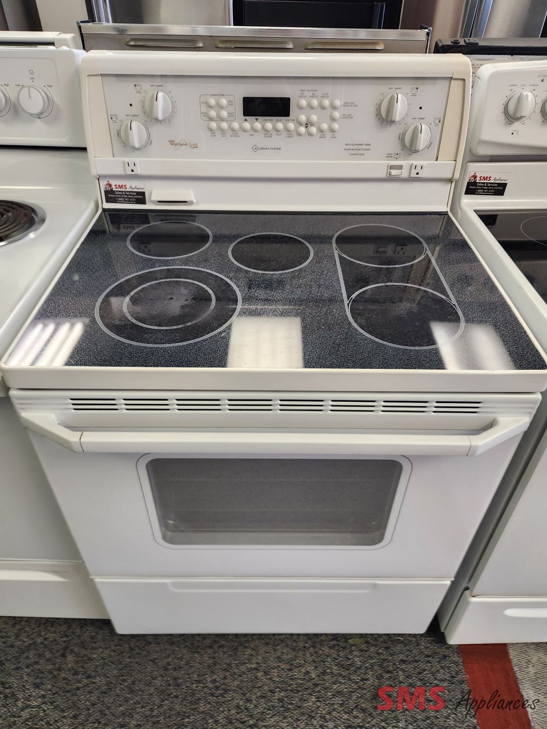 Whirlpool Glass Top Stove GJP85802