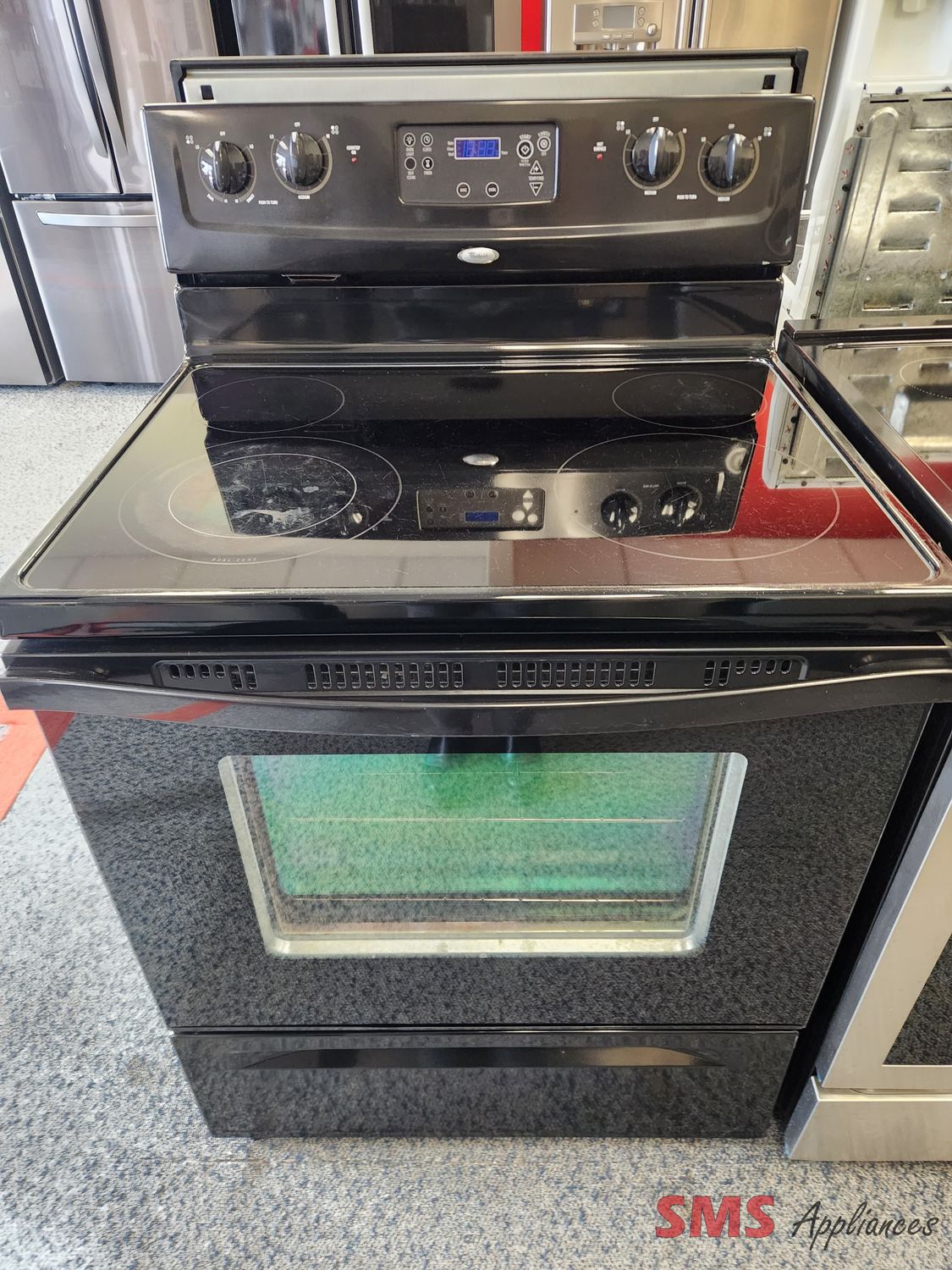 Whirlpool Glass Top Stove YWFE361LVB