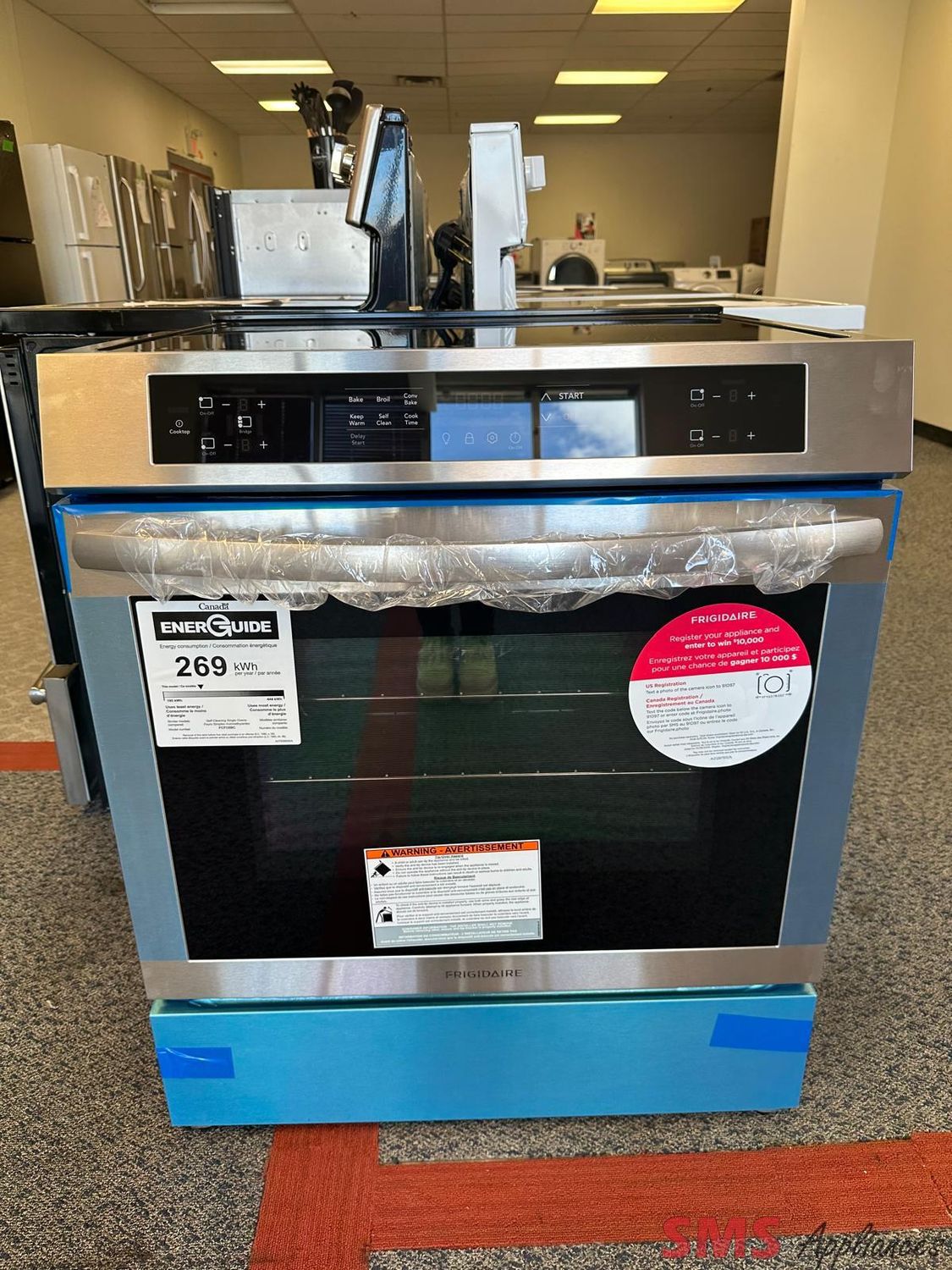 Open Box - Scratch & Dent Frigidaire Induction Stove with Convection Bake FCFI308CAS