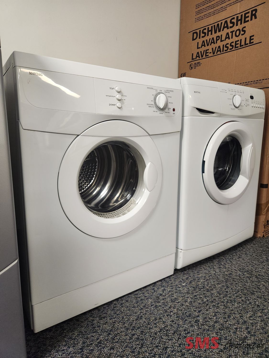 Maytag 24" Washer & Dryer Set MHWC7500YW/YMED7500YW