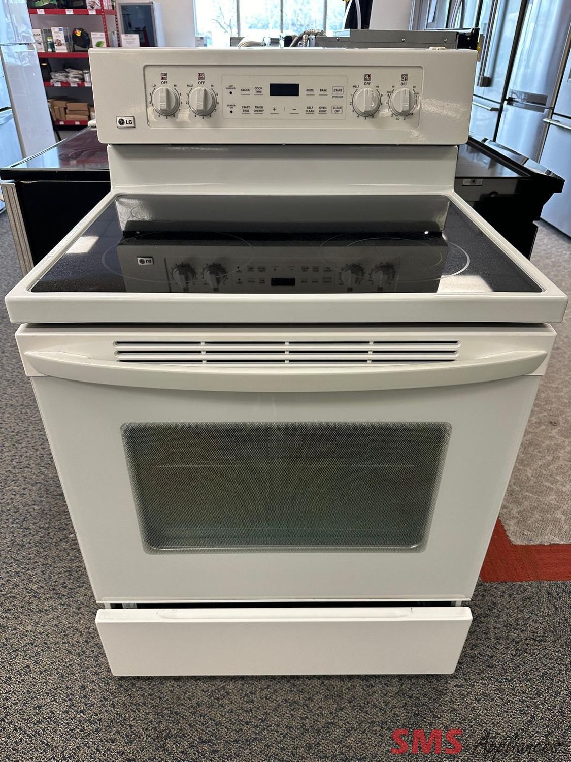 LG Glass Top Stove LRE30918W