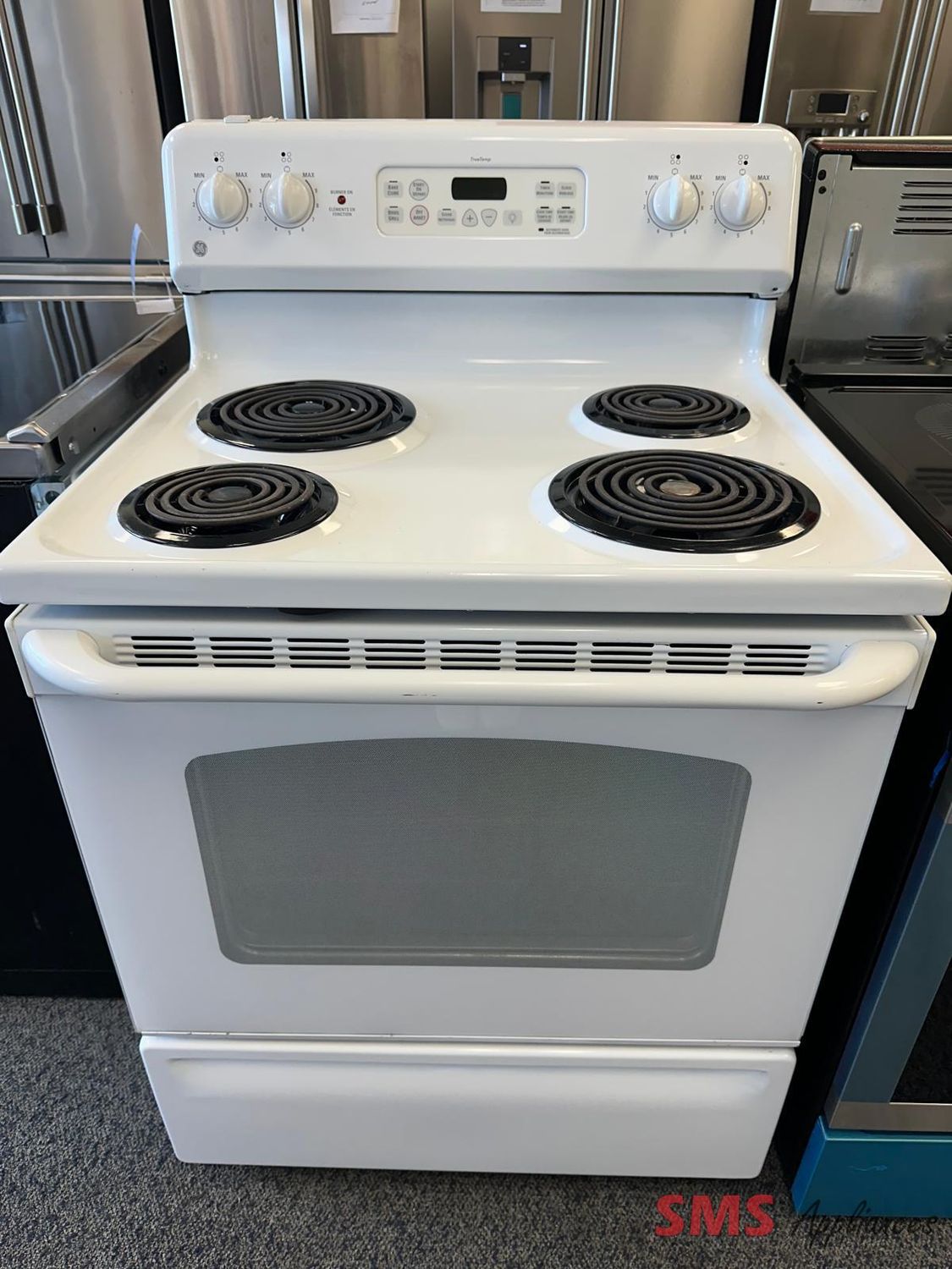 GE Coil Top Stove JCBP27WL1WW