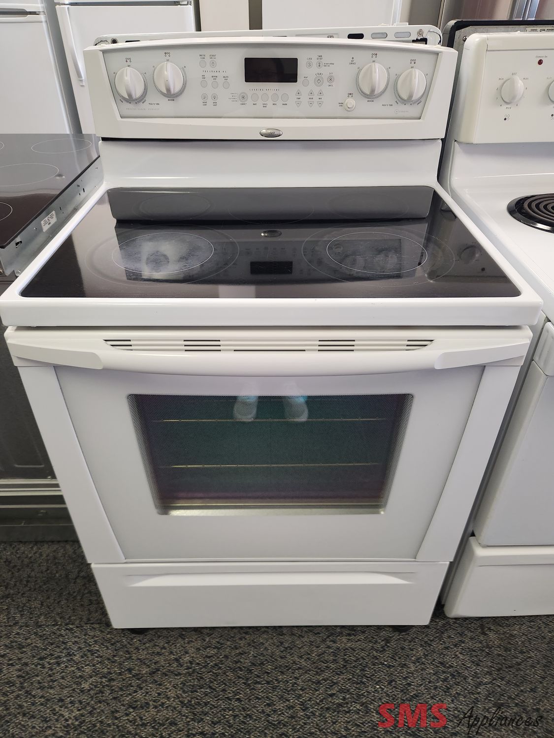 Whirlpool Glass Top Stove GERC4110SQ