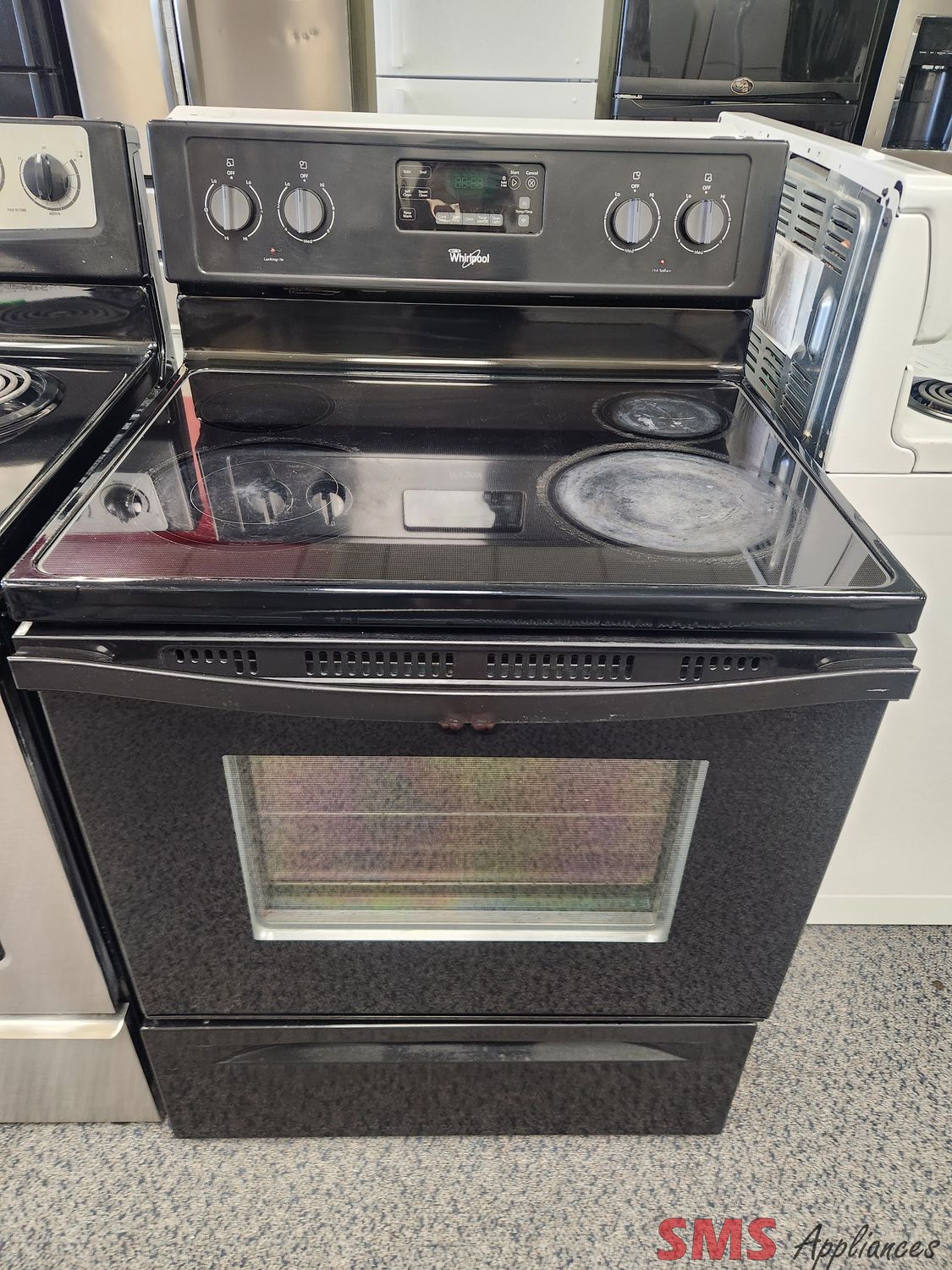 Whirlpool Glass Top Stove YWFE515SOEB0